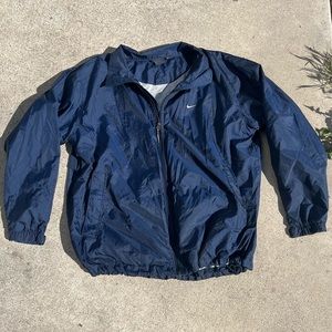Nike Navy Windbreaker Jacket